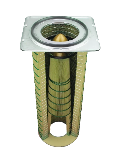 Gas Turbine Cartridge Filters open
