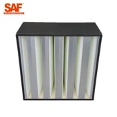 Filtro de ar HEPA Mini plissado em V Bank