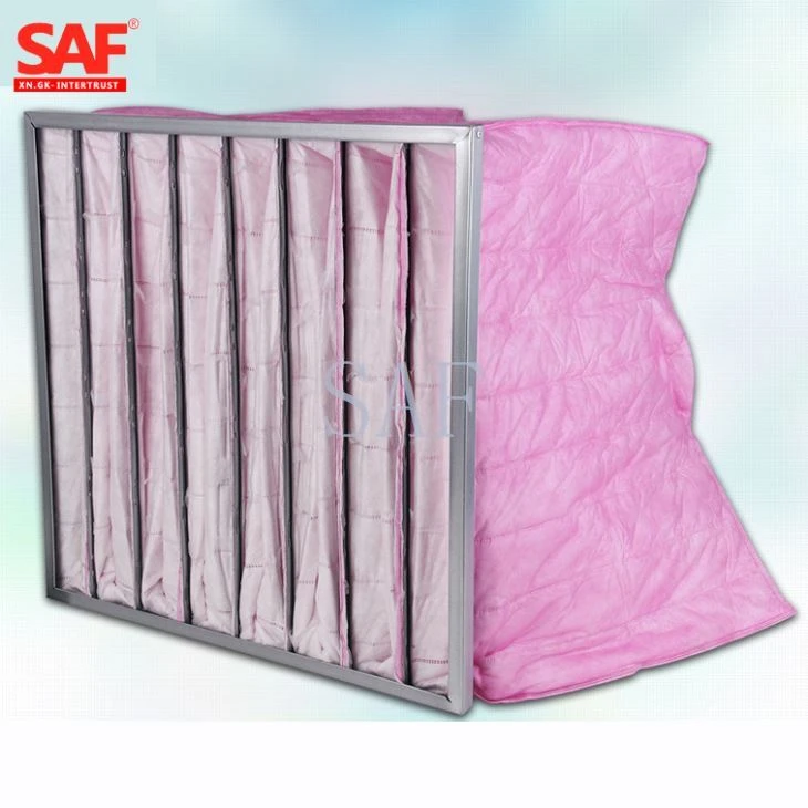 Filtro de mangas para sistema HVAC